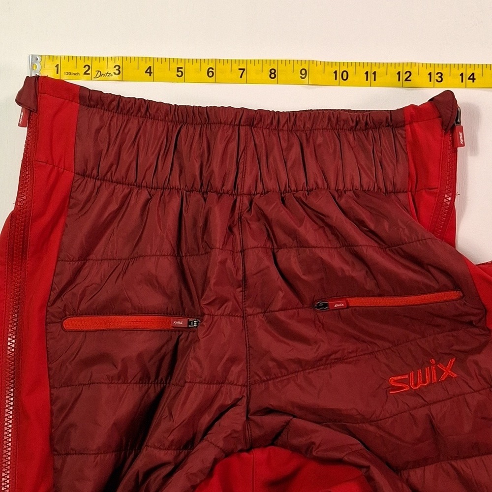 Swix Womens Swix Women's Horizon Insulated Ski Pants Red Size Medium Quilted - Picture 4 of 15